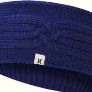 NEW! HURLEY Cable Hand Knit Palos Verde Winter Headband OS.